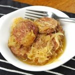 Featured image for Slow Cooker Sausage and Sauerkraut