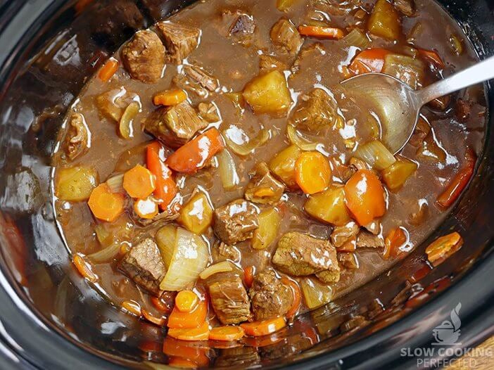 Sweet and Sour Beef in the Slow Cooker