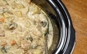 Featured image for Slow Cooker Chicken and Bacon Casserole