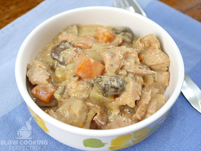 Slow Cooker Chicken and Bacon Casserole