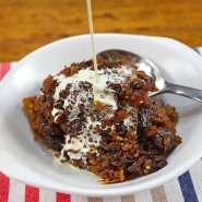 Slow Cooker Sago Plum Pudding