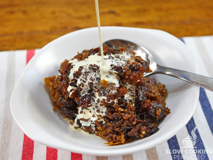 Slow Cooker Sago Plum Pudding