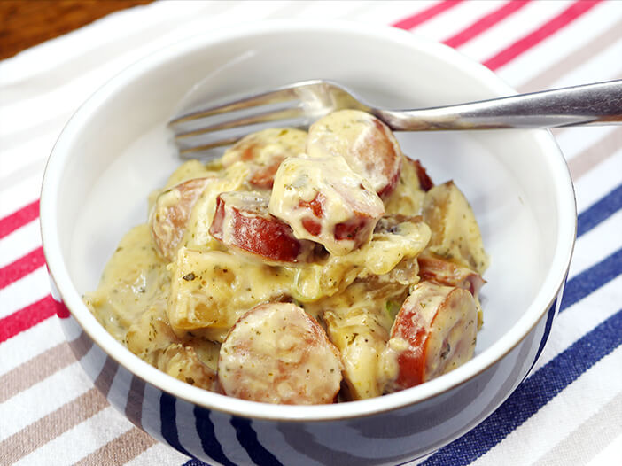 Creamy Slow Cooker Sausage And Potatoes