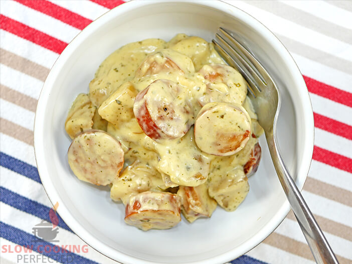 Creamy Sausage and Potatoes