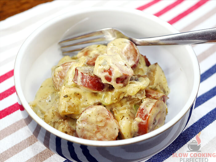 Slow Cooker Sausage and Potatoes