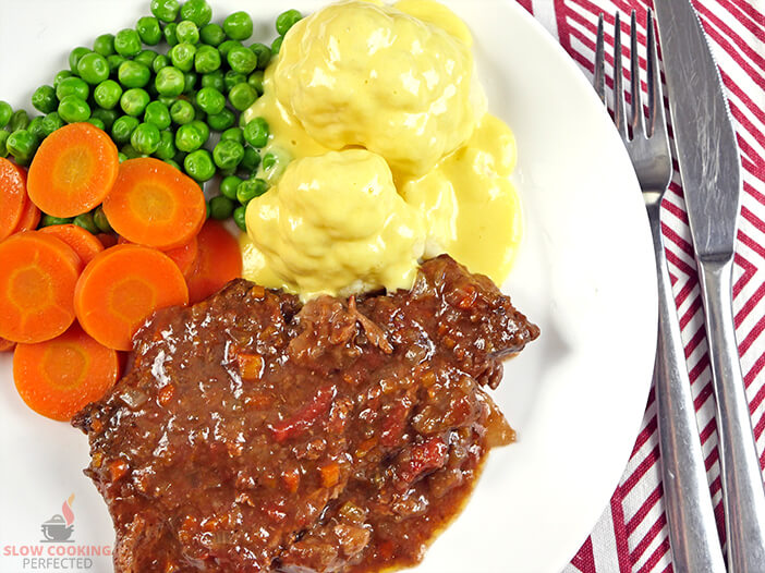 Slow Cooker Swiss Steak - The Magical Slow Cooker