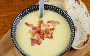 Featured image for Creamy Slow Cooker Potato Soup
