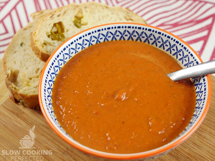 Tomato Soup with Bread