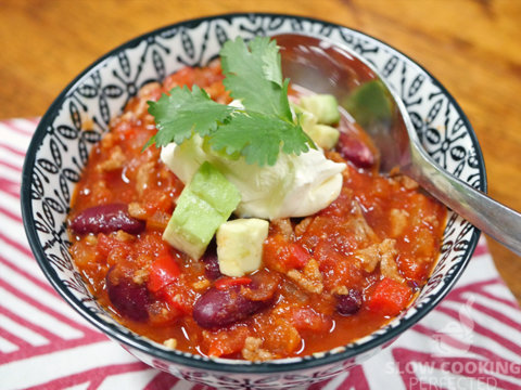 Slow Cooker Turkey Chili - Slow Cooking Perfected