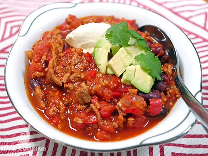 Slow Cooker Turkey Chili