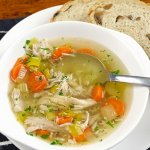 Featured image for Healthy Slow Cooker Chicken Soup