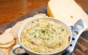 Featured image for Slow Cooker Cheese and Bacon Dip