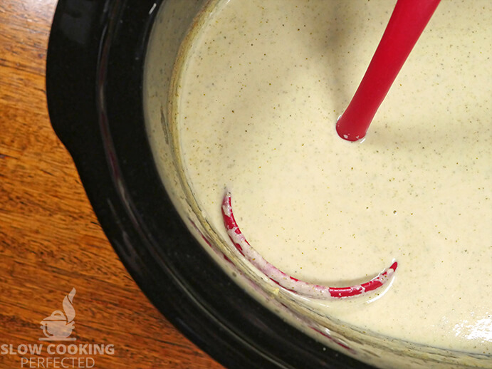 Broccoli Cheese Soup in a Slow Cooker