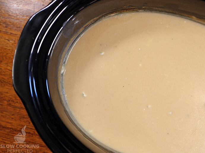 Parsnip and Blue Cheese Soup in a Slow Cooker