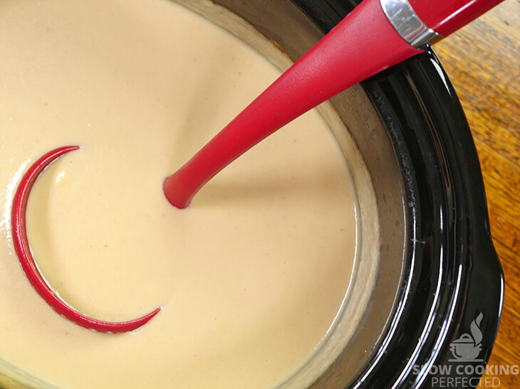 Cauliflower Cheese Soup in a Slow Cooker