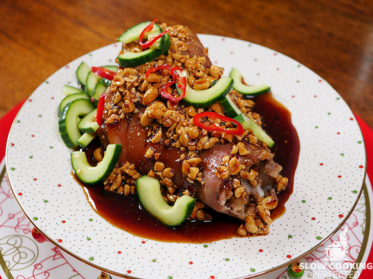 Slow Cooker Ham Hocks with Peanut Sauce