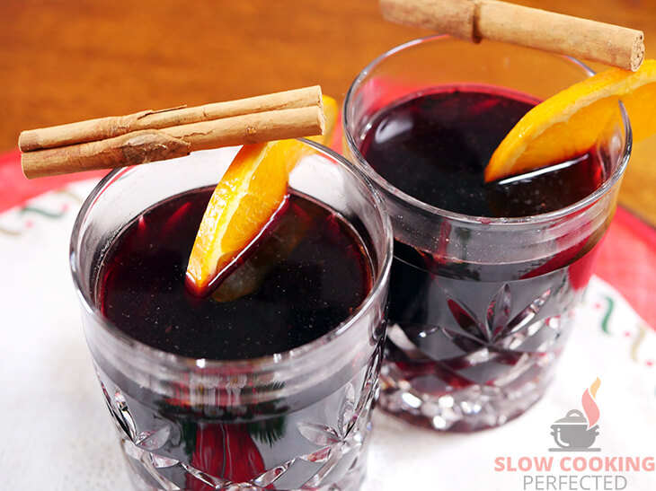 Spiced Wine with Orange and Cinnamon