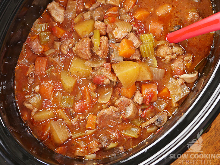 Pork Stew in the Slow Cooker