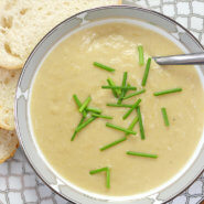 Slow Cooker Potato and Leek Soup