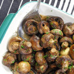 Featured image for Slow Cooker Garlic Mushrooms