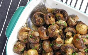 Featured image for Slow Cooker Garlic Mushrooms