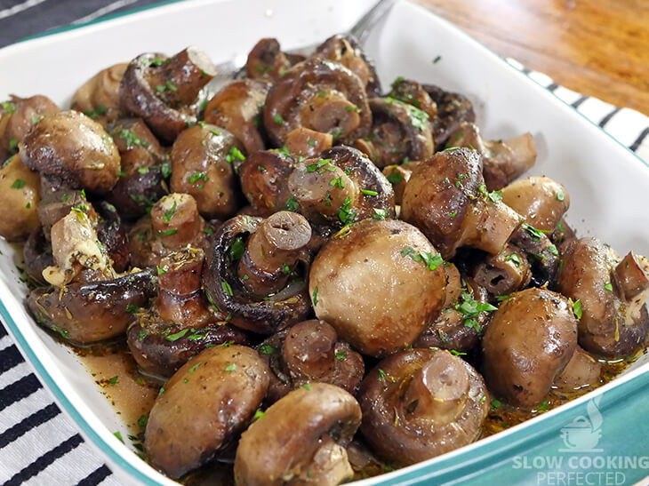 Mushrooms in Garlic Butter and white wine
