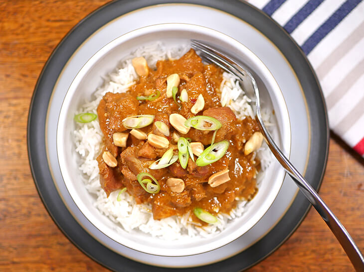 Slow Cooker Thai Peanut Chicken