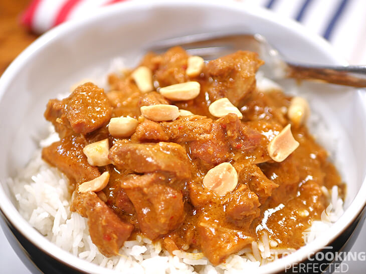 Thai Peanut Chicken with Rice