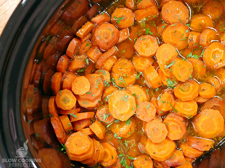 Slow Cooker Glazed Carrots