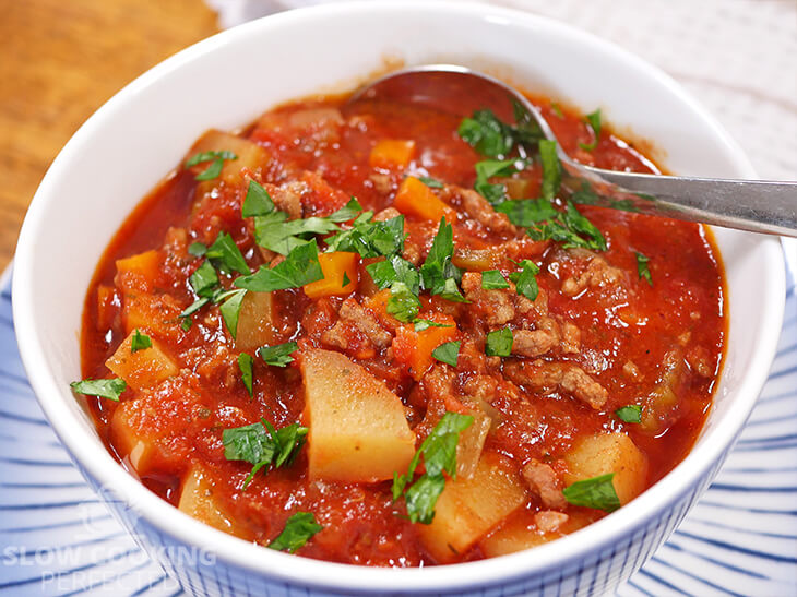 Slow Cooker Hamburger Soup Slow Cooking Perfected